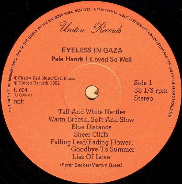 Pale Hands I Loved So Well