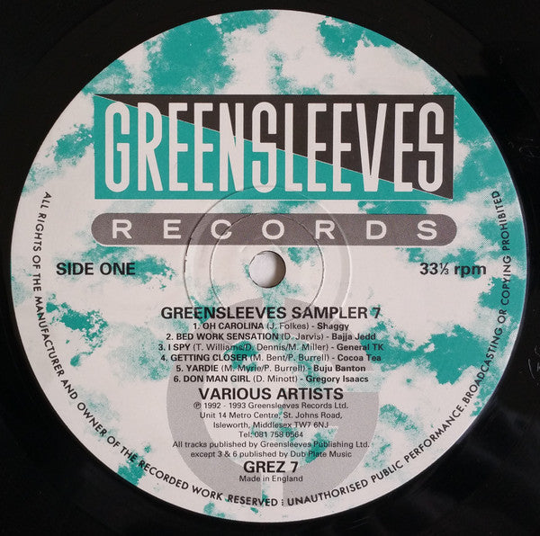 Greensleeves Sampler 7