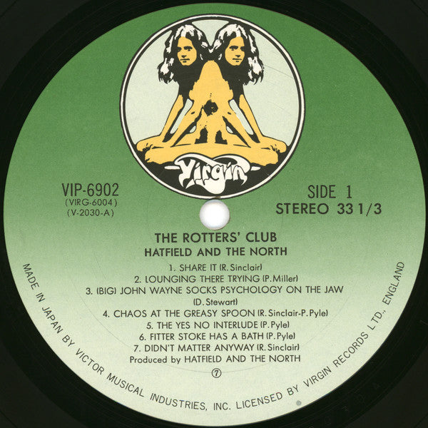 The Rotters' Club = ロッタース・クラブ