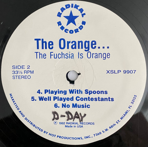 The Fuchsia Is Orange