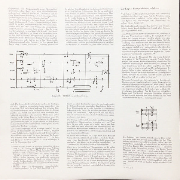 Heterophonie (1959/1961)
