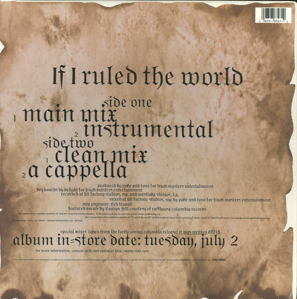 If I Ruled The World