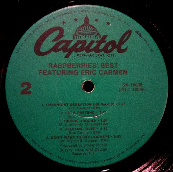 Raspberries' Best - Featuring Eric Carmen