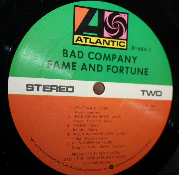 Fame And Fortune