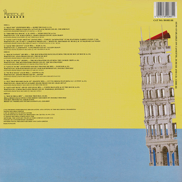 Release: House Hits-Vinyl-UK-1988-HOHI 88-191936