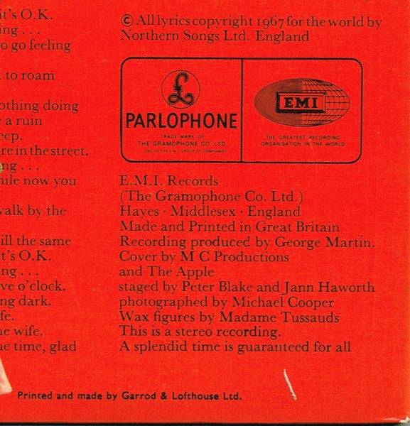 Sgt. Pepper's Lonely Hearts Club Band