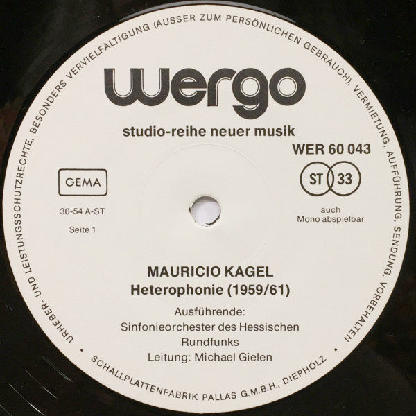 Heterophonie (1959/1961)