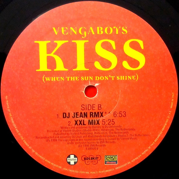 Kiss (When The Sun Don't Shine)