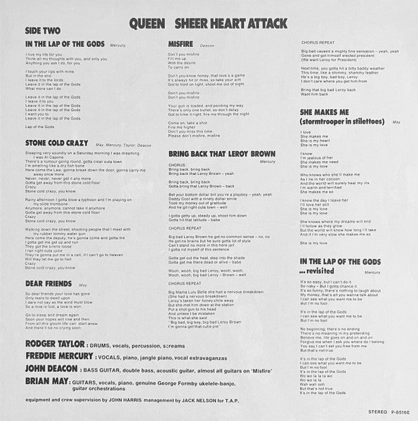 Sheer Heart Attack = シアー・ハート・アタック