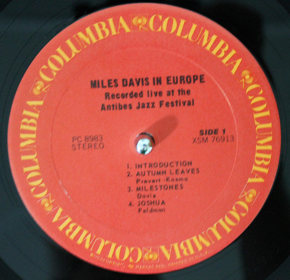 Miles Davis In Europe
