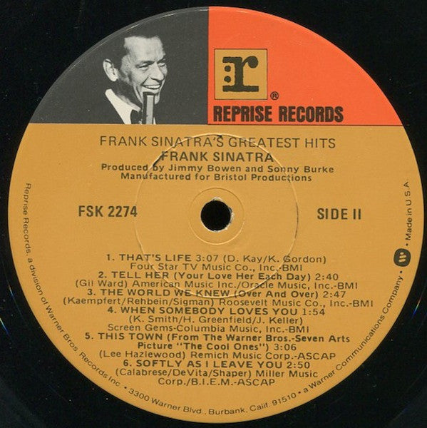 Frank Sinatra's Greatest Hits
