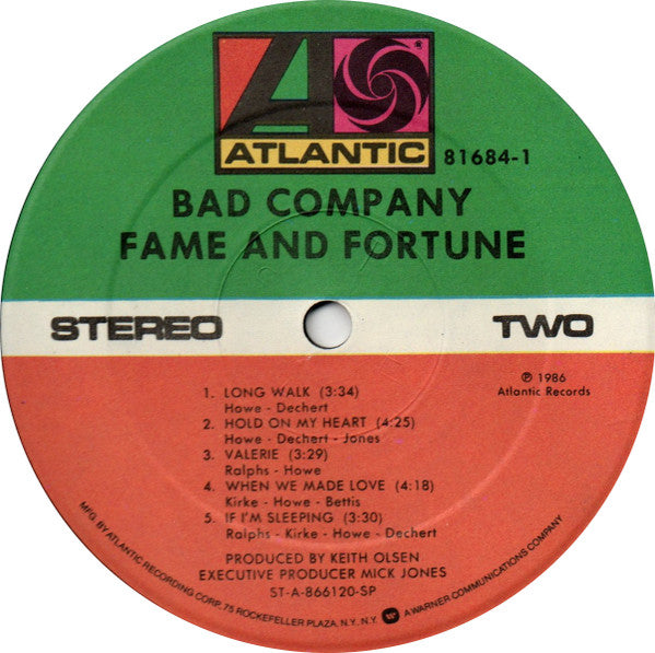 Fame And Fortune