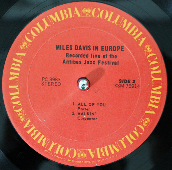 Miles Davis In Europe