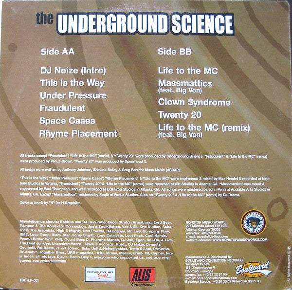Master Release: The Underground Science by Mass Influence