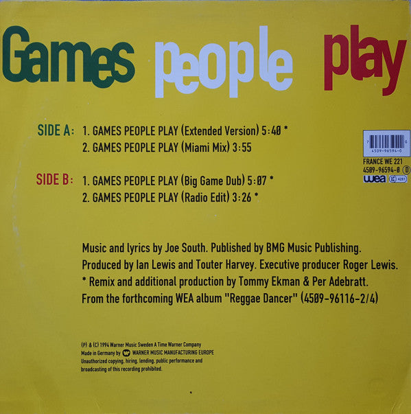 Games People Play