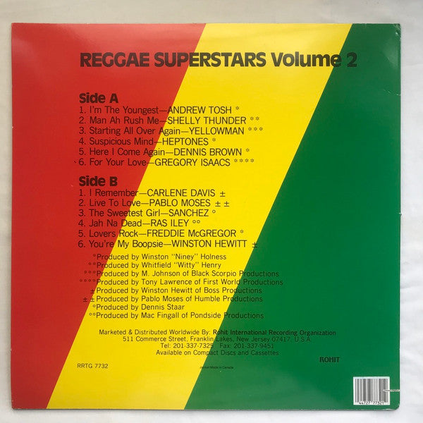 Reggae Superstars Volume 2