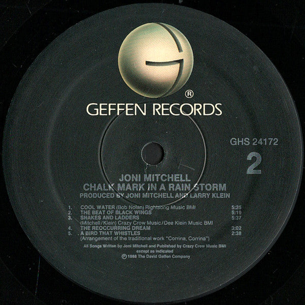 Chalk Mark In A Rain Storm