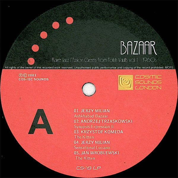 Bazaar - Rare Jazz / Fusion Gems From Polish Vaults Vol. 1, 1960's