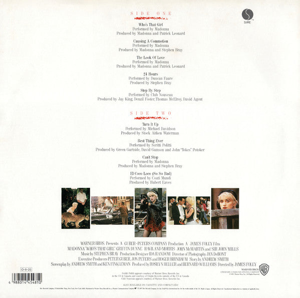 Who's That Girl (Original Motion Picture Soundtrack)