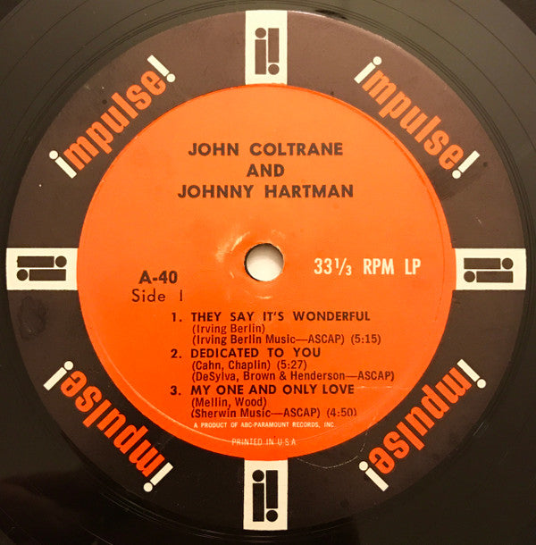 John Coltrane And Johnny Hartman
