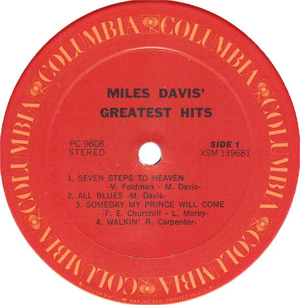 Miles Davis' Greatest Hits