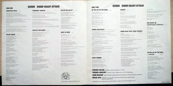 Sheer Heart Attack = シアー・ハート・アタック