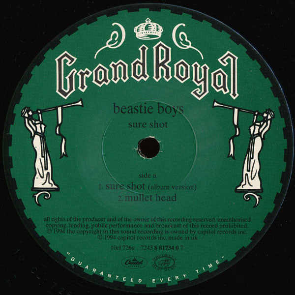 Release: Sure Shot-Vinyl-UK-1994-10cl 726, 10cl 726, 7 2438 8 1734 0 7, 7 2438 8 1734 0 7-487971