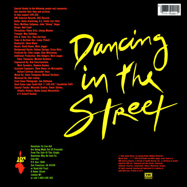 Dancing In The Street