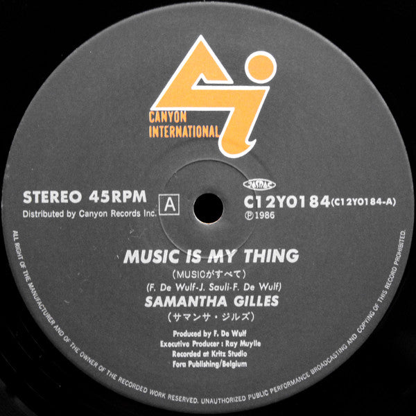 Music Is My Thing / Under Control