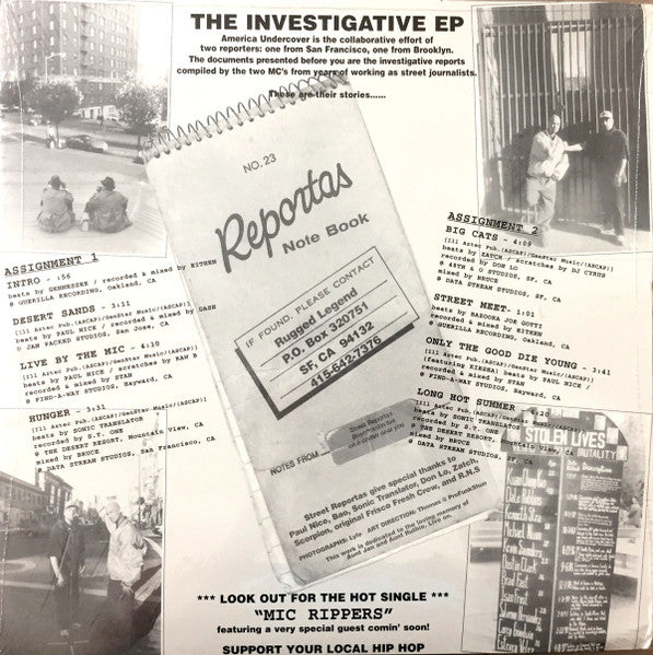 Release: America Undercover-Vinyl-US-1999-RL-002-999105