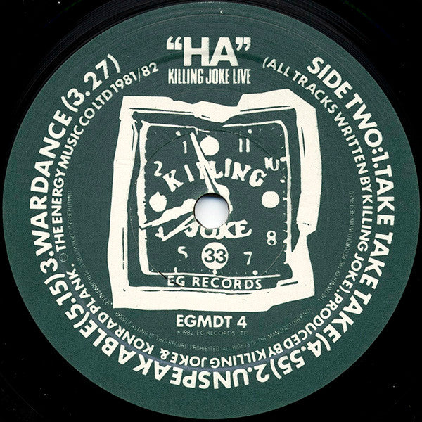 "Ha" Killing Joke Live