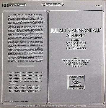 Julian "Cannonball" Adderly