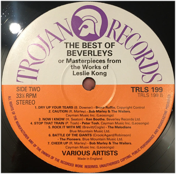 The Best Of Beverley's Records (Or Masterpieces From The Works Of Leslie Kong)