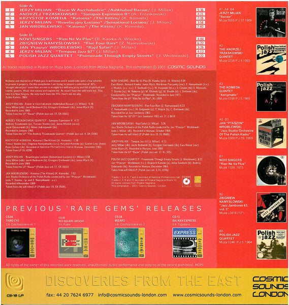 Bazaar - Rare Jazz / Fusion Gems From Polish Vaults Vol. 1, 1960's