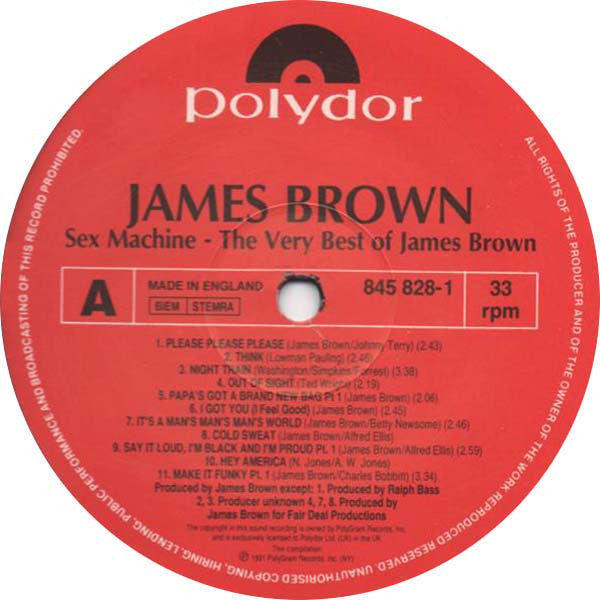 Sex Machine: The Very Best Of James Brown