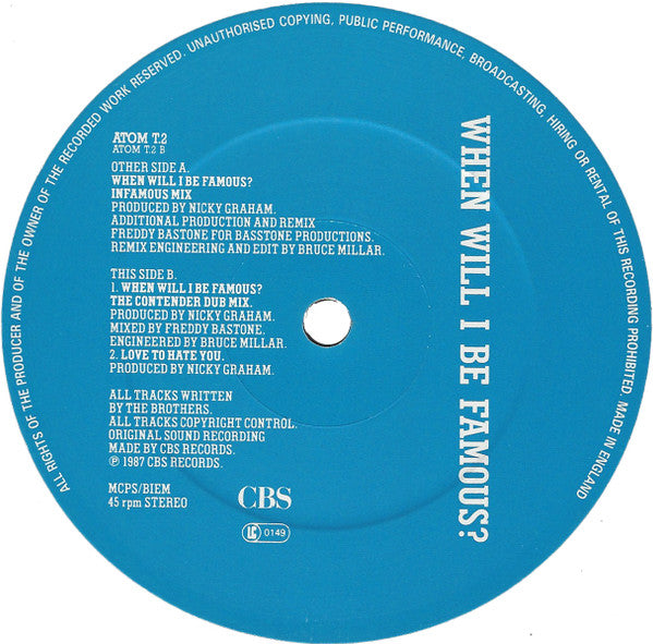 When Will I Be Famous?