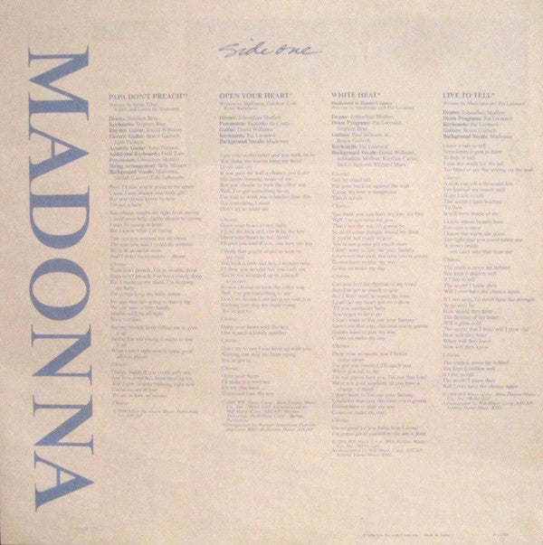 True Blue = トゥルー・ブルー