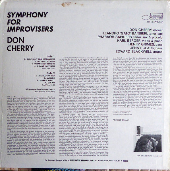 Symphony For Improvisers
