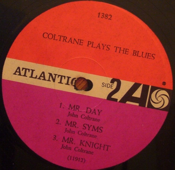 Coltrane Plays The Blues