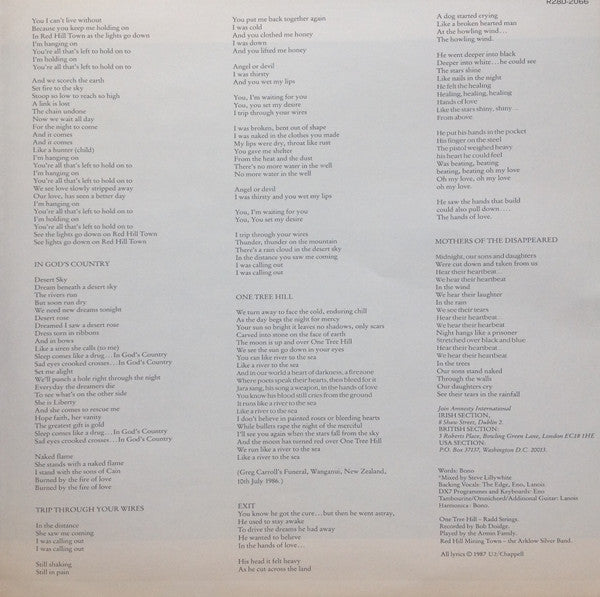 The Joshua Tree = ヨシュア・トゥリー