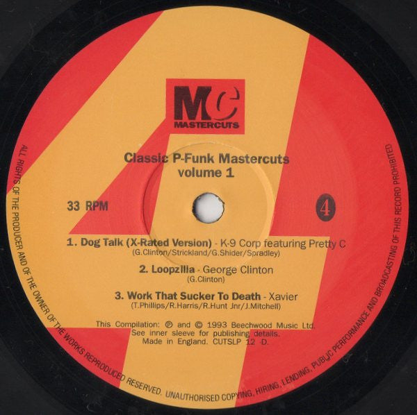 Classic P-Funk Mastercuts Volume 1