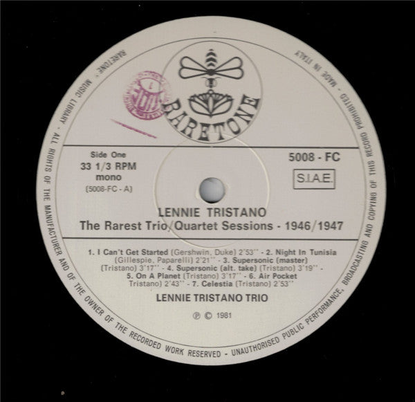The Rarest Trio/Quartet Sessions 1946/1947