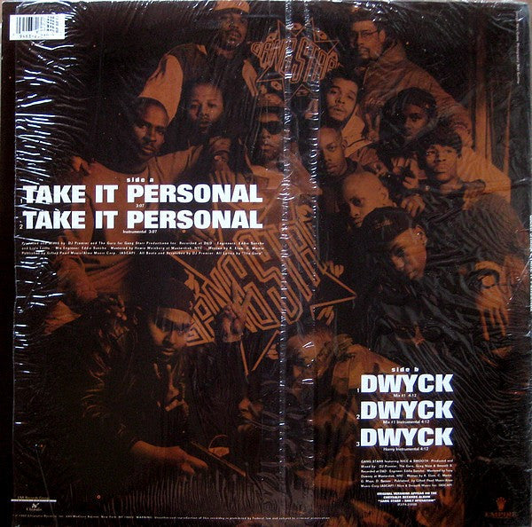 Master Release: Take It Personal by Gang Starr