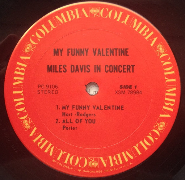 My Funny Valentine - Miles Davis In Concert