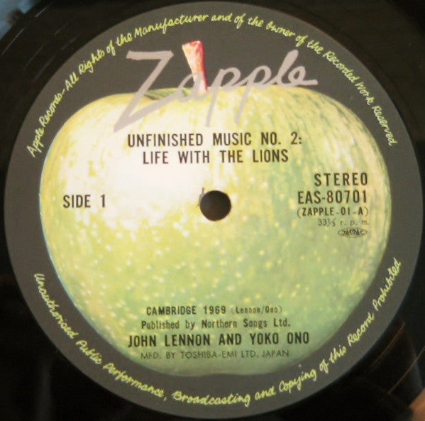 Unfinished Music No. 2: Life With The Lions