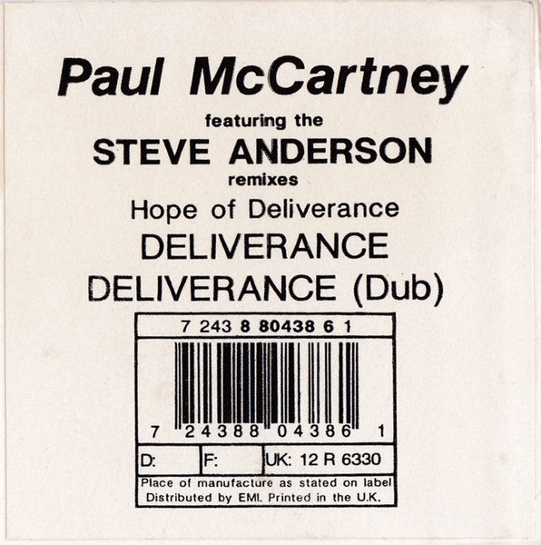 Deliverance (The Steve Anderson Remixes)