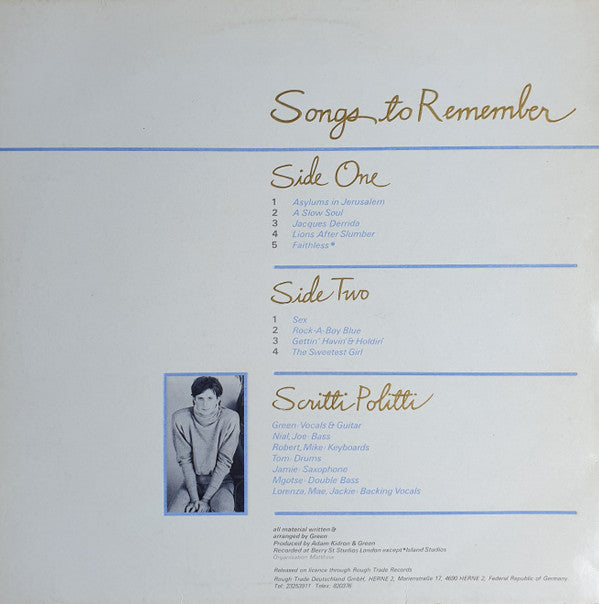 Songs To Remember