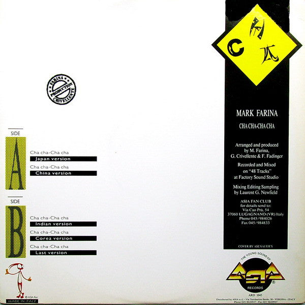 Release: Cha-Cha-Cha-Cha-Vinyl-Italy-1989-ARD 1045-336085