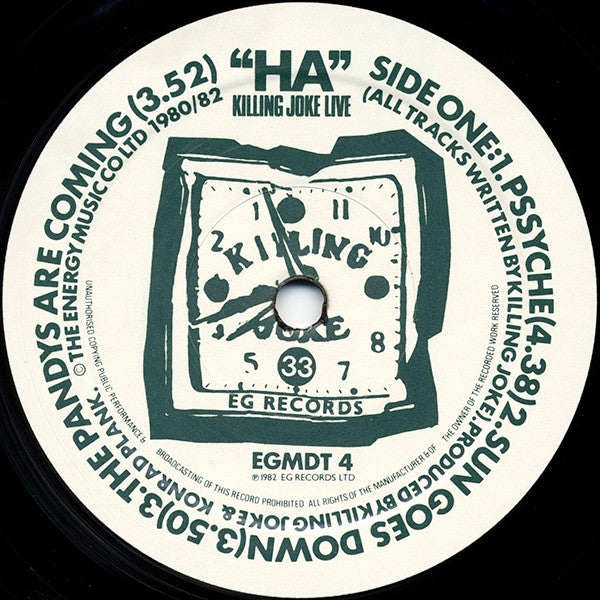 "Ha" Killing Joke Live