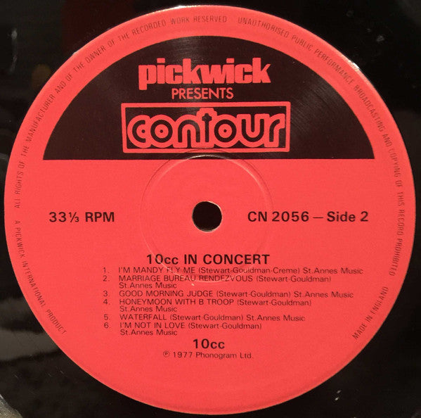10cc In Concert